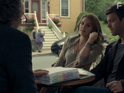 Richard Donat, Lucas Bryant, and Emily Rose in Тайны Хейвена (2010)