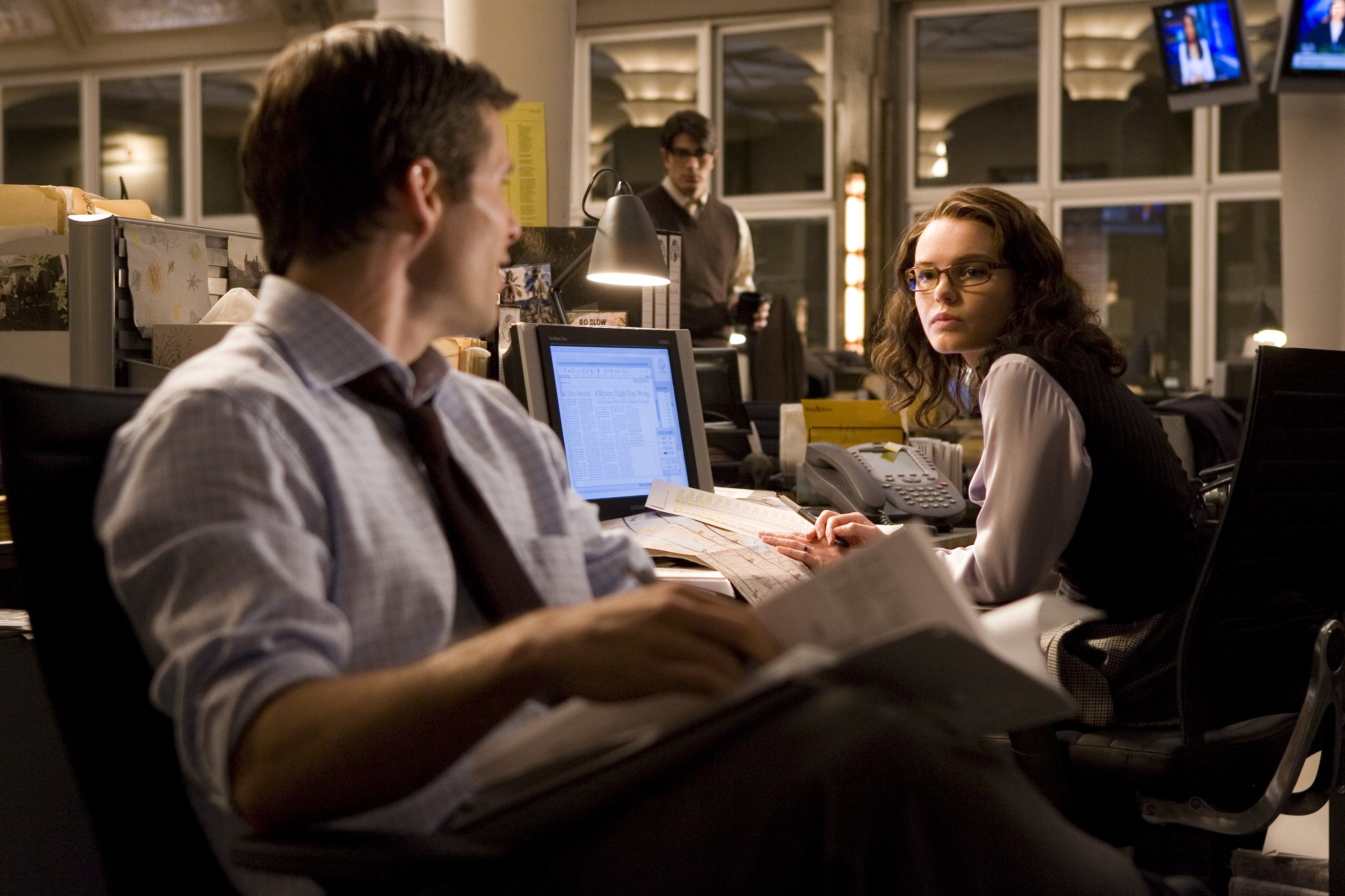 James Marsden, Kate Bosworth, and Brandon Routh in Возвращение Супермена (2006)