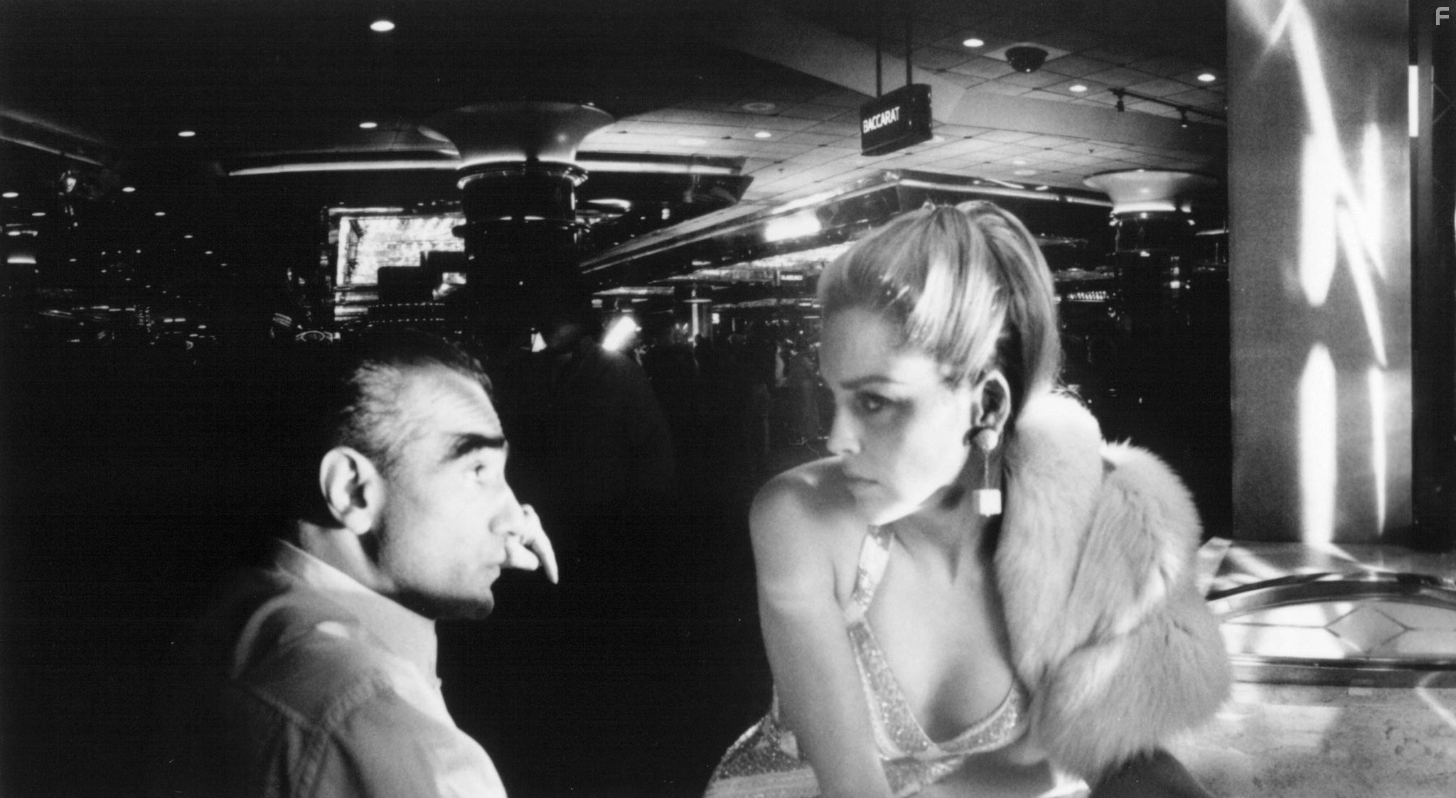 Martin Scorsese and Sharon Stone in Казино (1995)
