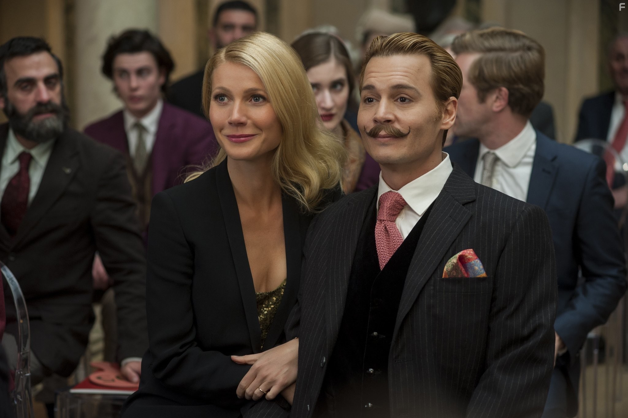 Johnny Depp and Gwyneth Paltrow in Мордекай (2015)