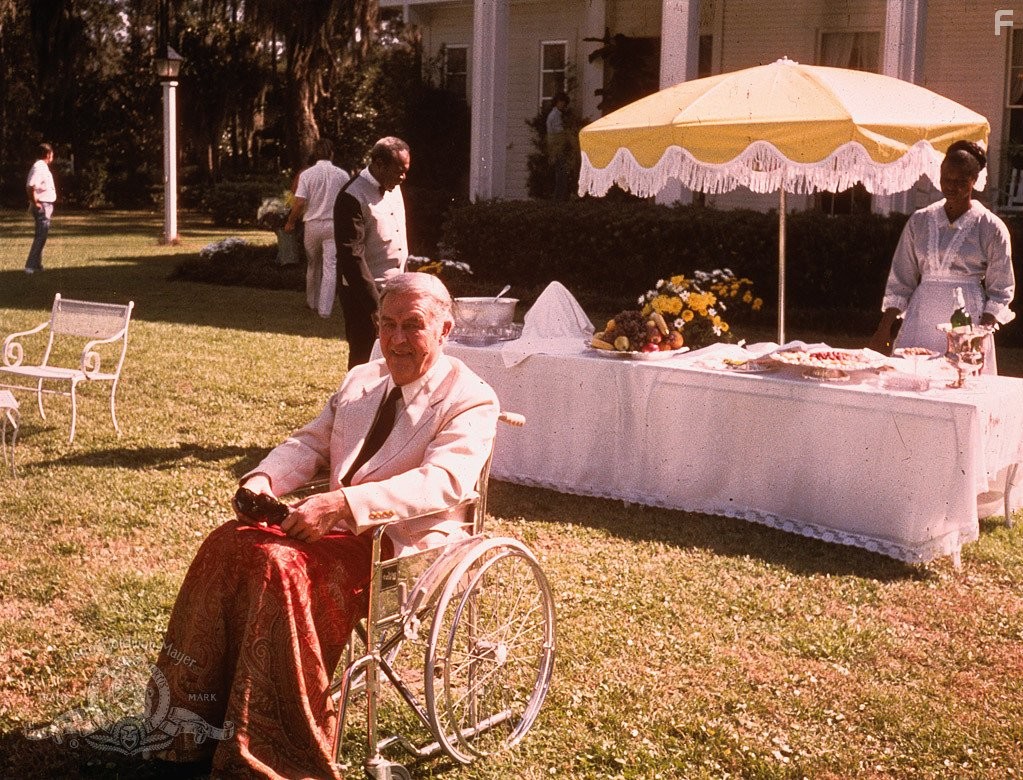 Ray Milland, Mae Mercer, Judy Pace, and Lance Taylor Sr. in Лягушки (1972)
