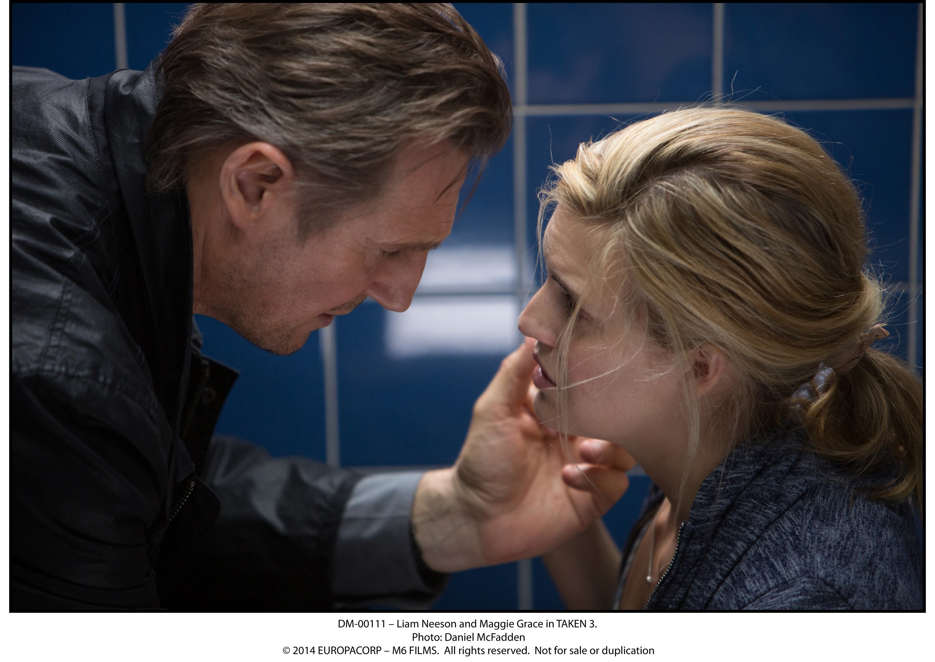 Liam Neeson and Maggie Grace in Заложница 3 (2014)
