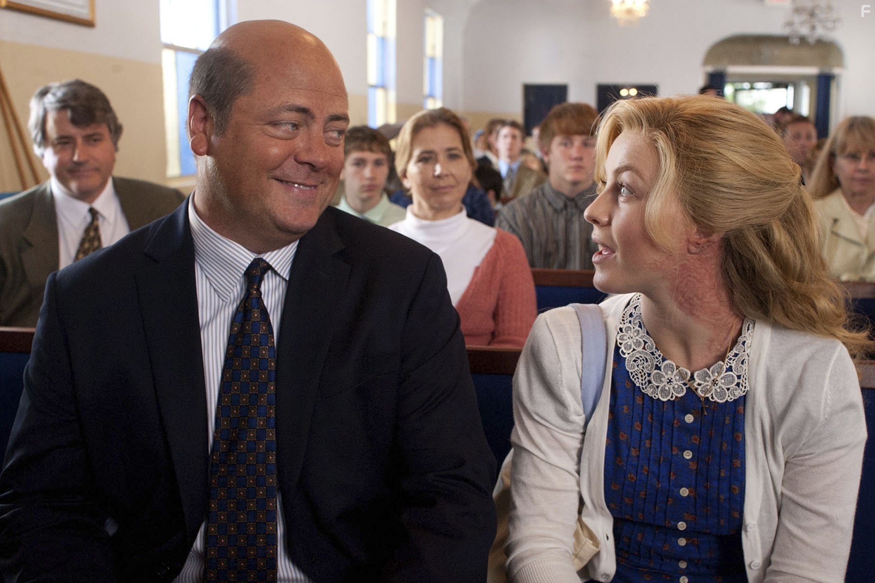 Nick Offerman and Julianne Hough in Агнец Божий (2013)