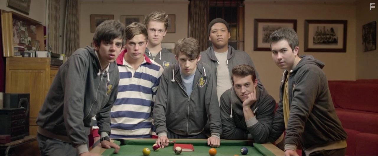 Troye Sivan, Byron Langley, Tom Burne, Sven Ruygrok, Blessing Xaba, Travis Hornsby, and Caspar Lee in Spud 3: Learning to Fly (2014)