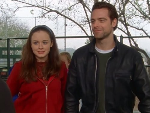 David Sutcliffe and Alexis Bledel in Девочки Гилмор (2000)
