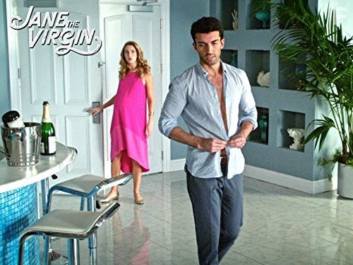 Justin Baldoni and Yael Grobglas in Девственница Джейн (2014)