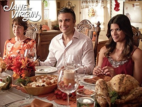 Jaime Camil, Ivonne Coll, and Andrea Navedo in Девственница Джейн (2014)