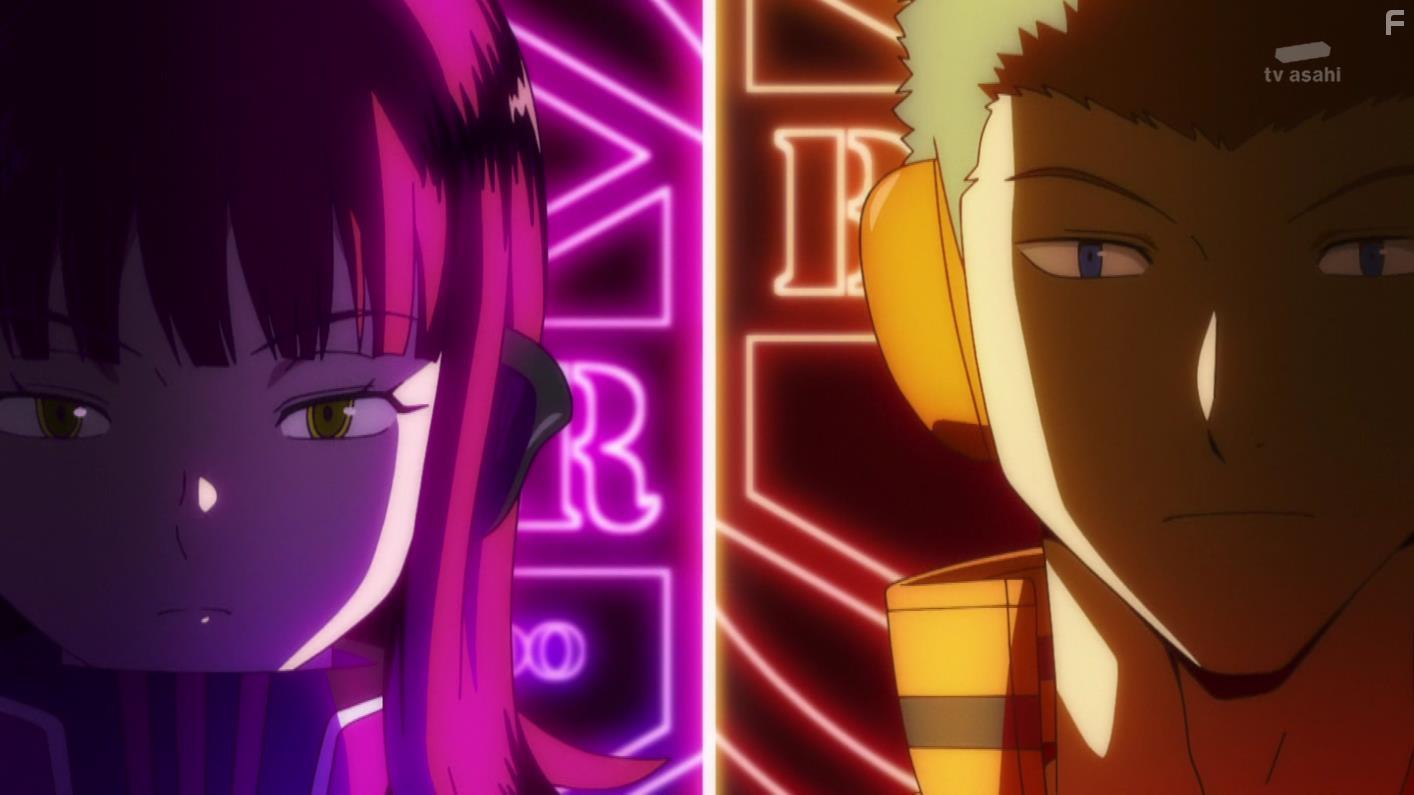 Hirofumi Tanaka and Megumi Han in World Trigger (2014)