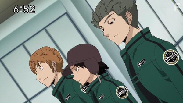 Hirofumi Nojima, Masaya Takatsuka, and Ksuke Masuo in World Trigger (2014)
