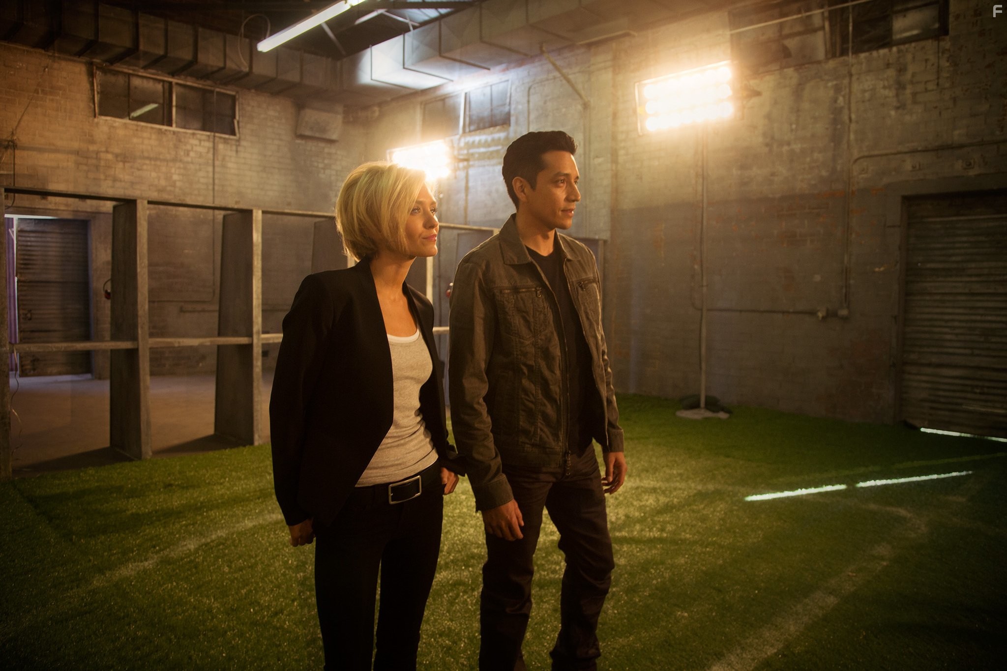 Nicky Whelan, Gabriel Luna, and Annie Mason in Matador (2014)
