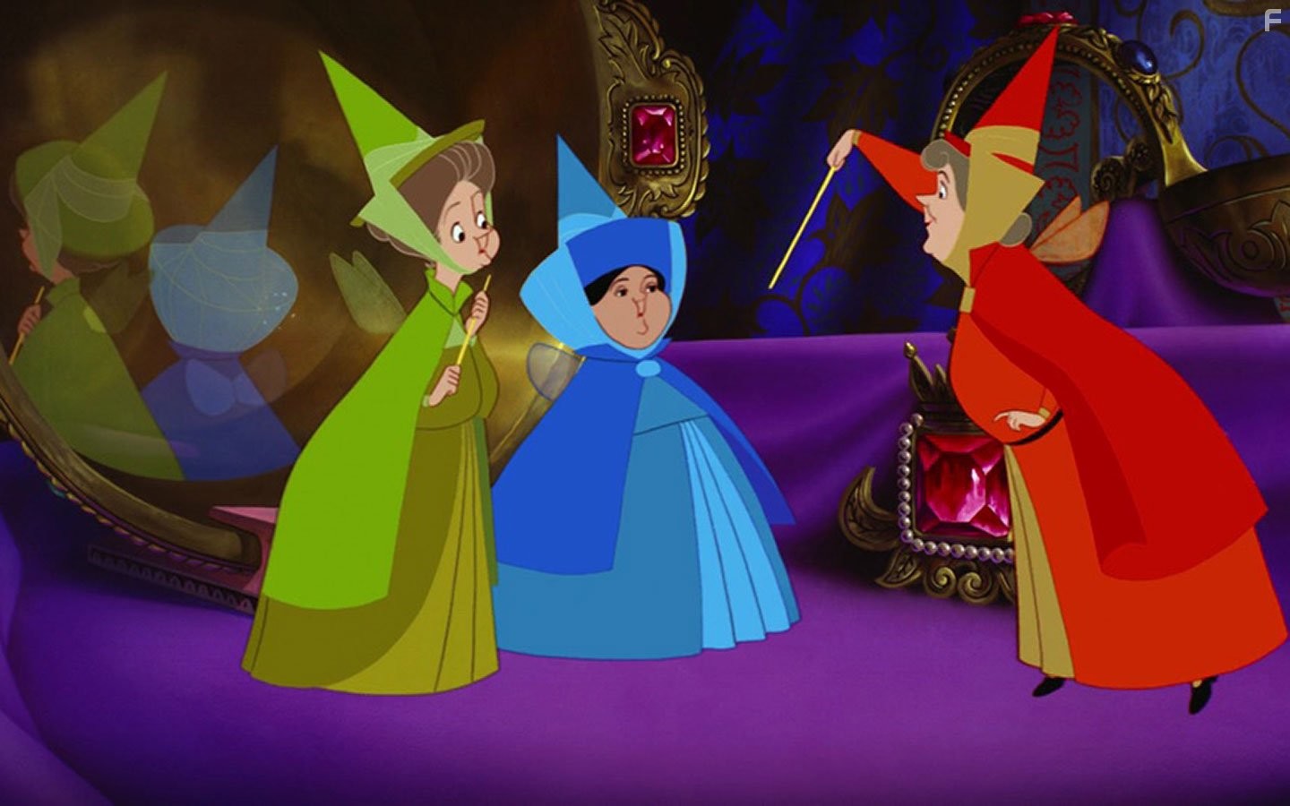 Barbara Jo Allen, Verna Felton, and Barbara Luddy in Спящая красавица (1959)