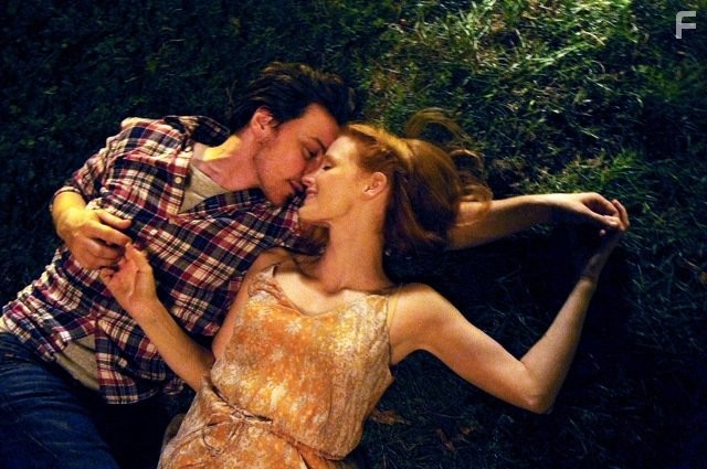 James McAvoy and Jessica Chastain in Исчезновение Элеанор Ригби: Он (2013)