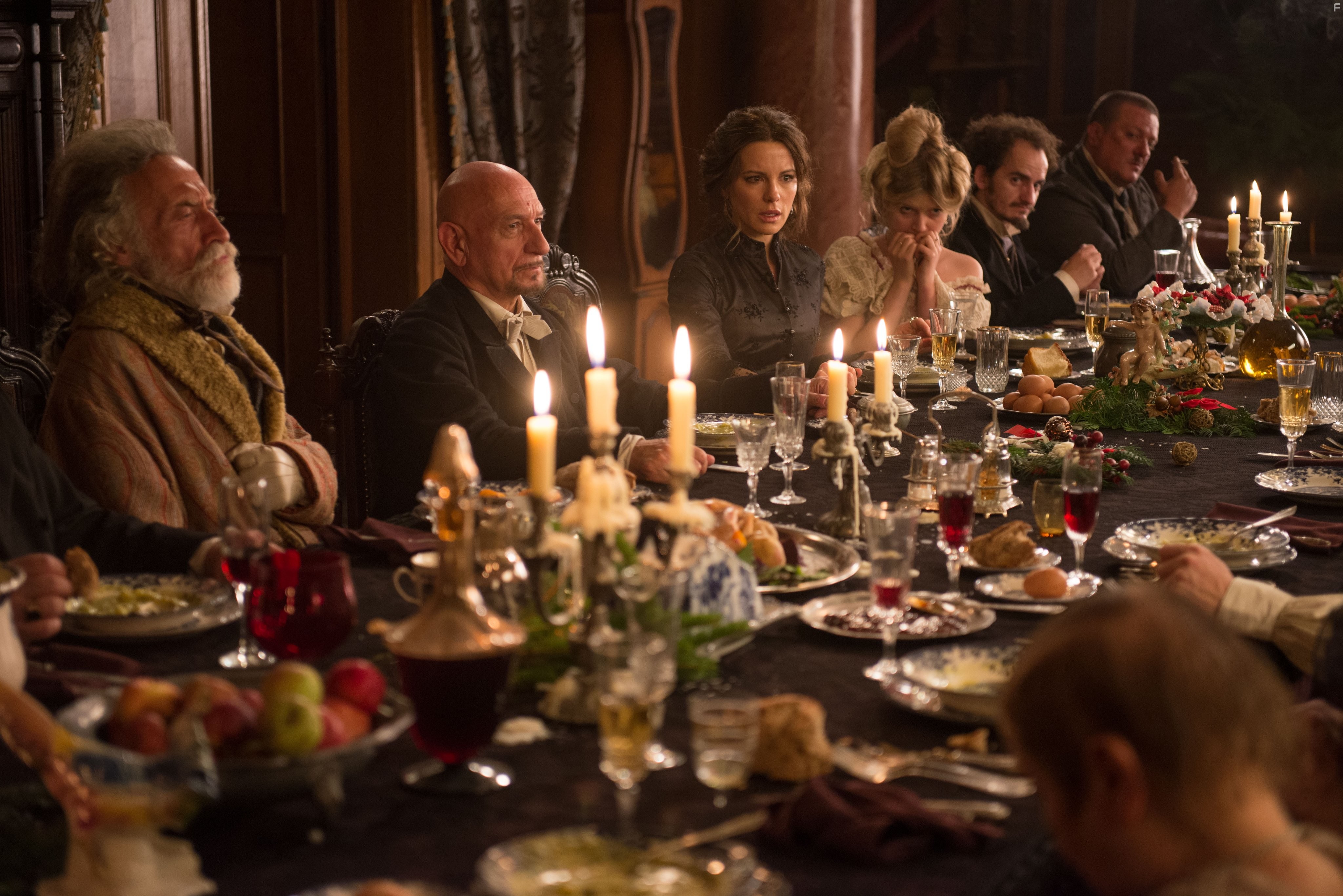 Kate Beckinsale, Ben Kingsley, and Sophie Kennedy Clark in Обитель проклятых (2014)