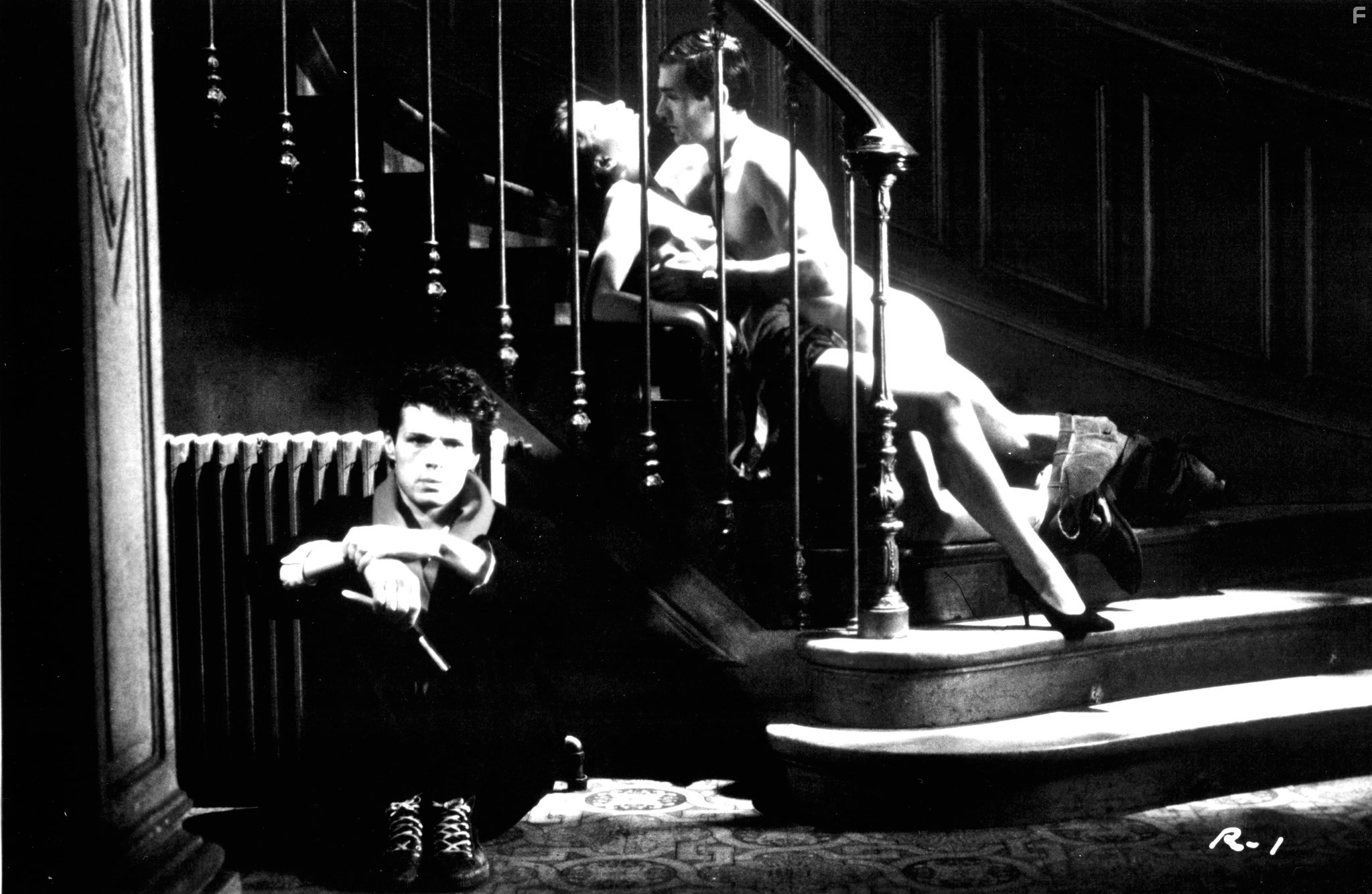 Juliette Binoche and Lambert Wilson in Рандеву (1985)