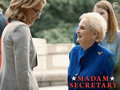 T?a Leoni and Madeleine Albright in Государственный секретарь (2014)