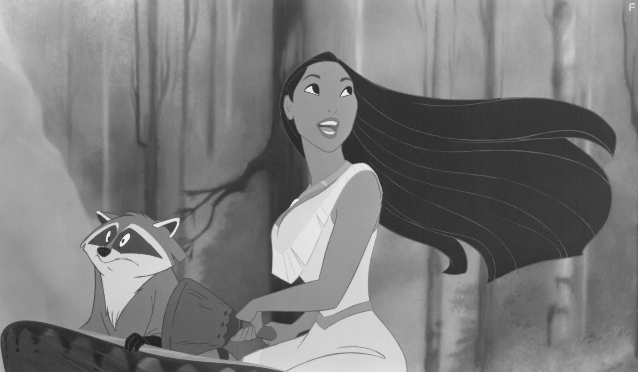 Irene Bedard and Judy Kuhn in Покахонтас (1995)