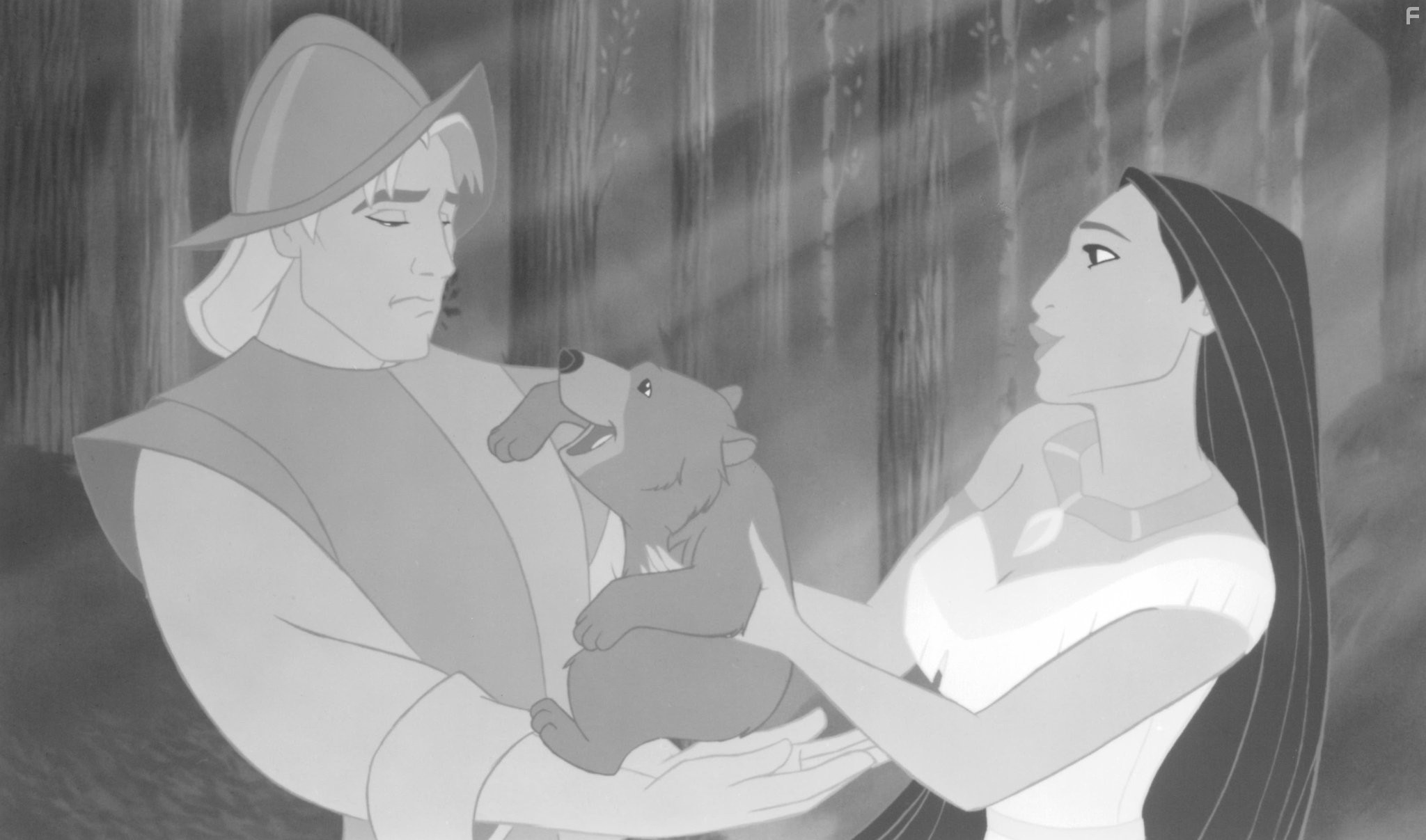 Irene Bedard and Judy Kuhn in Покахонтас (1995)