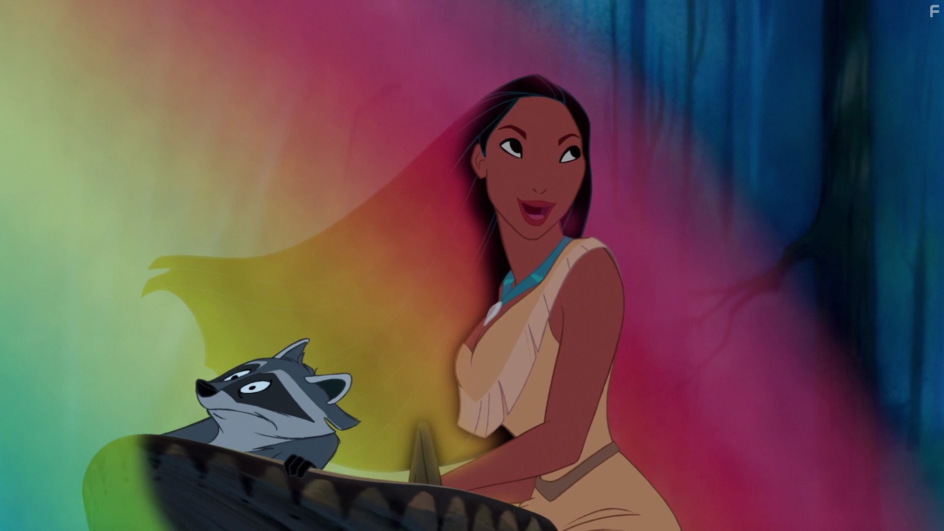 Irene Bedard, John Kassir, and Judy Kuhn in Покахонтас (1995)