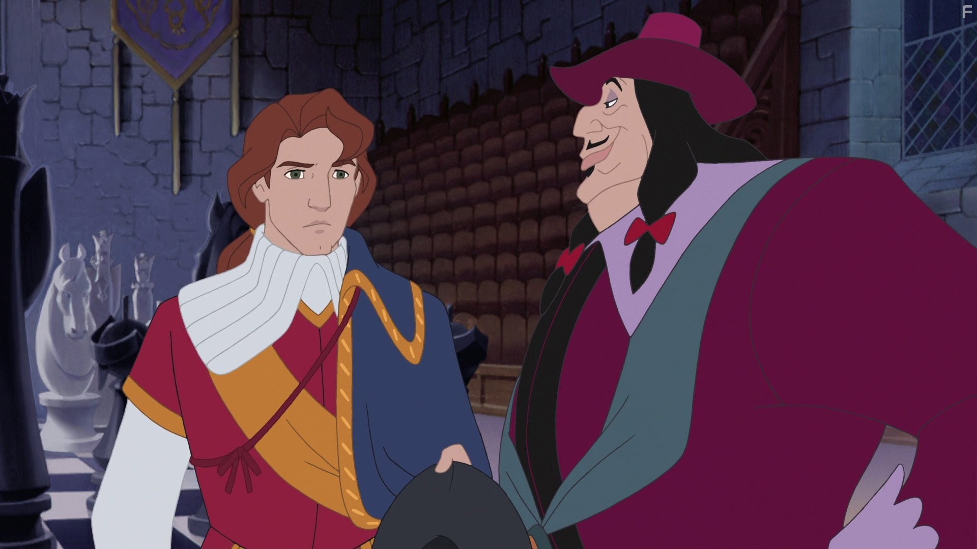 Billy Zane and David Ogden Stiers in Покахонтас 2: Путешествие в Новый Свет (1998)