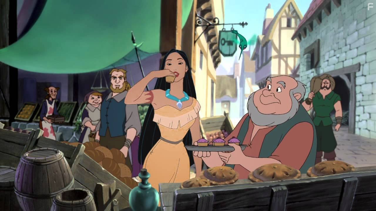 Irene Bedard and Judy Kuhn in Покахонтас 2: Путешествие в Новый Свет (1998)