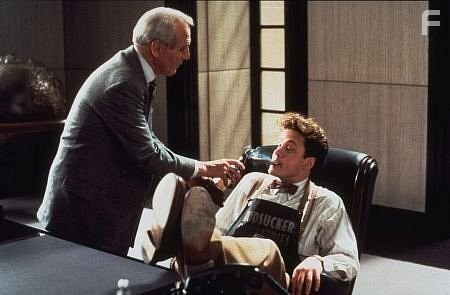 "The Hudsucker Proxy," Paul Newman & Tim Robbins.