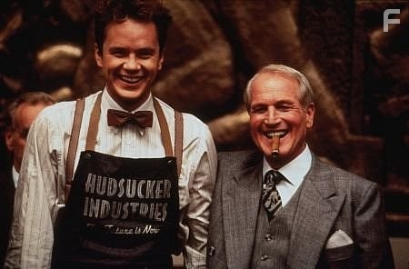 "The Hudsucker Proxy," Tim Robbins & Paul Newman.