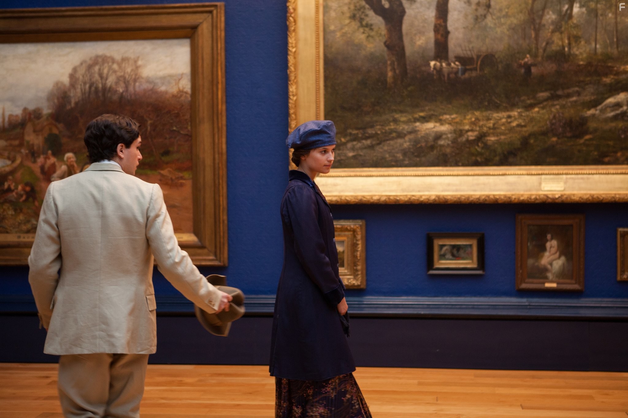 Alicia Vikander and Kit Harington in Заветы юности (2014)