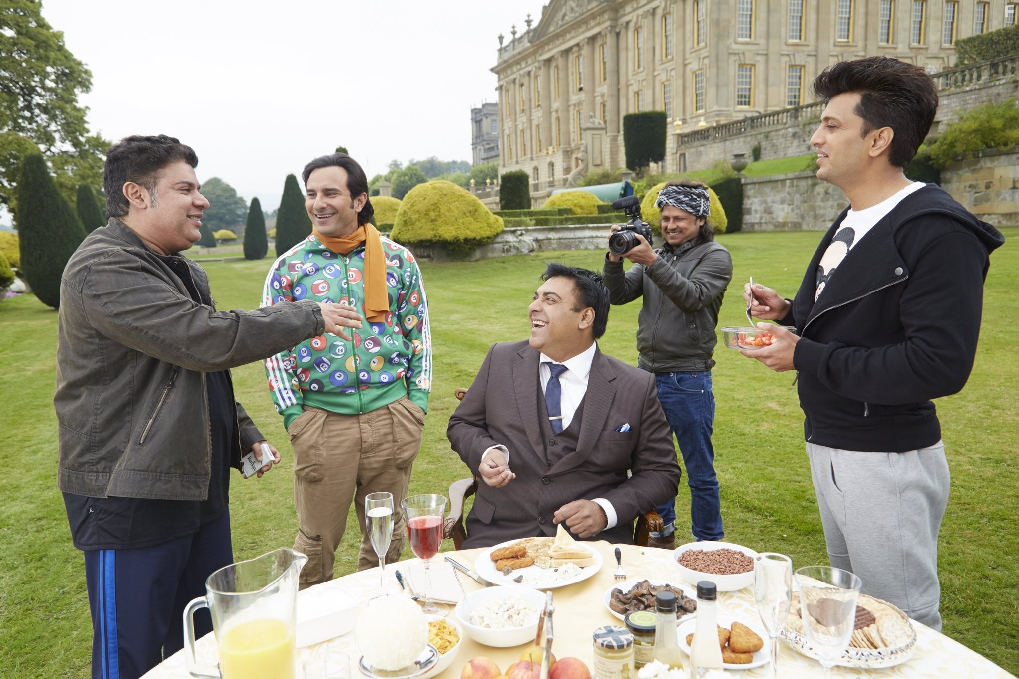 Ram Kapoor, Saif Ali Khan, Riteish Deshmukh, and Sajid Khan in Двойники (2014)
