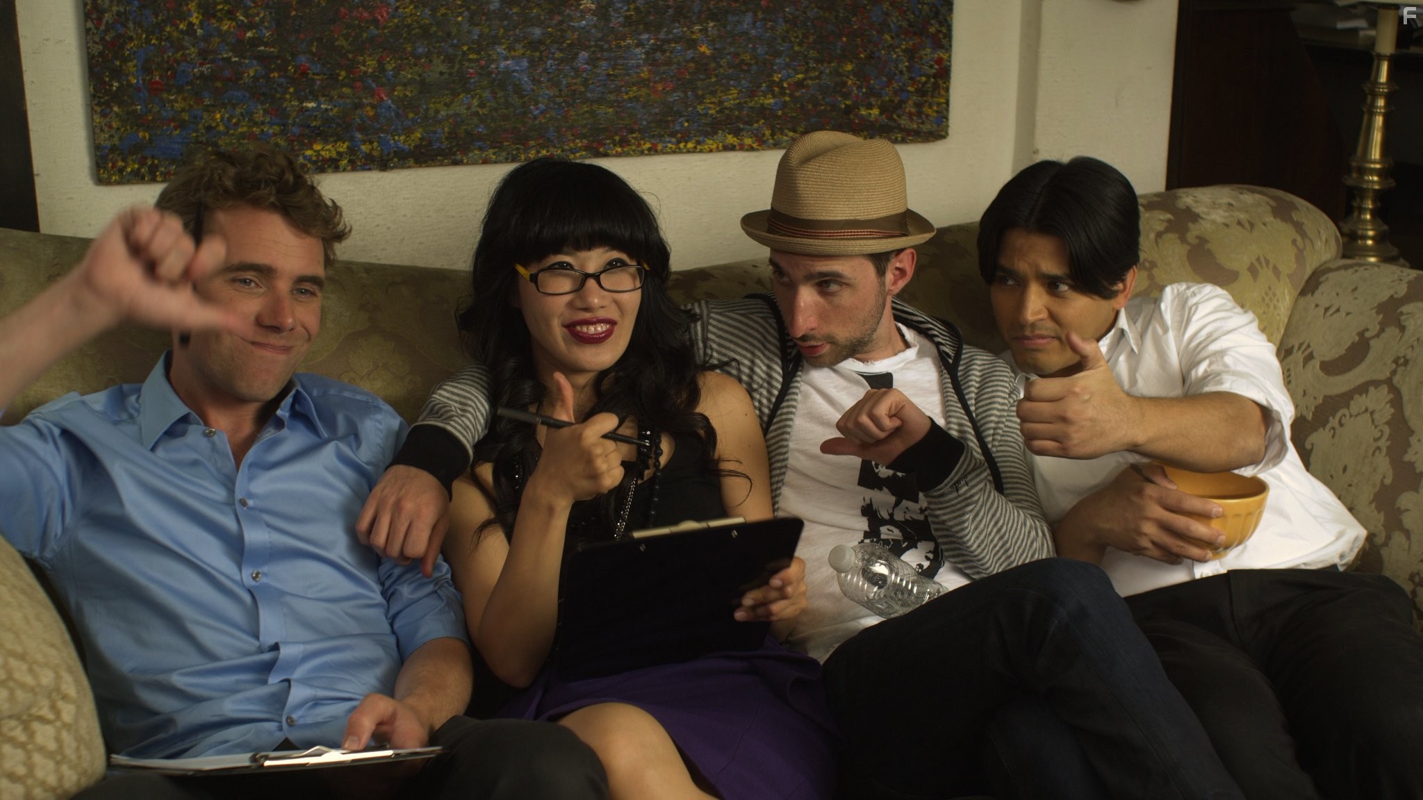 Vivian Bang, Douglas Spain, Dov Tiefenbach, John White, and Christie Will in Boy Toy (2011)