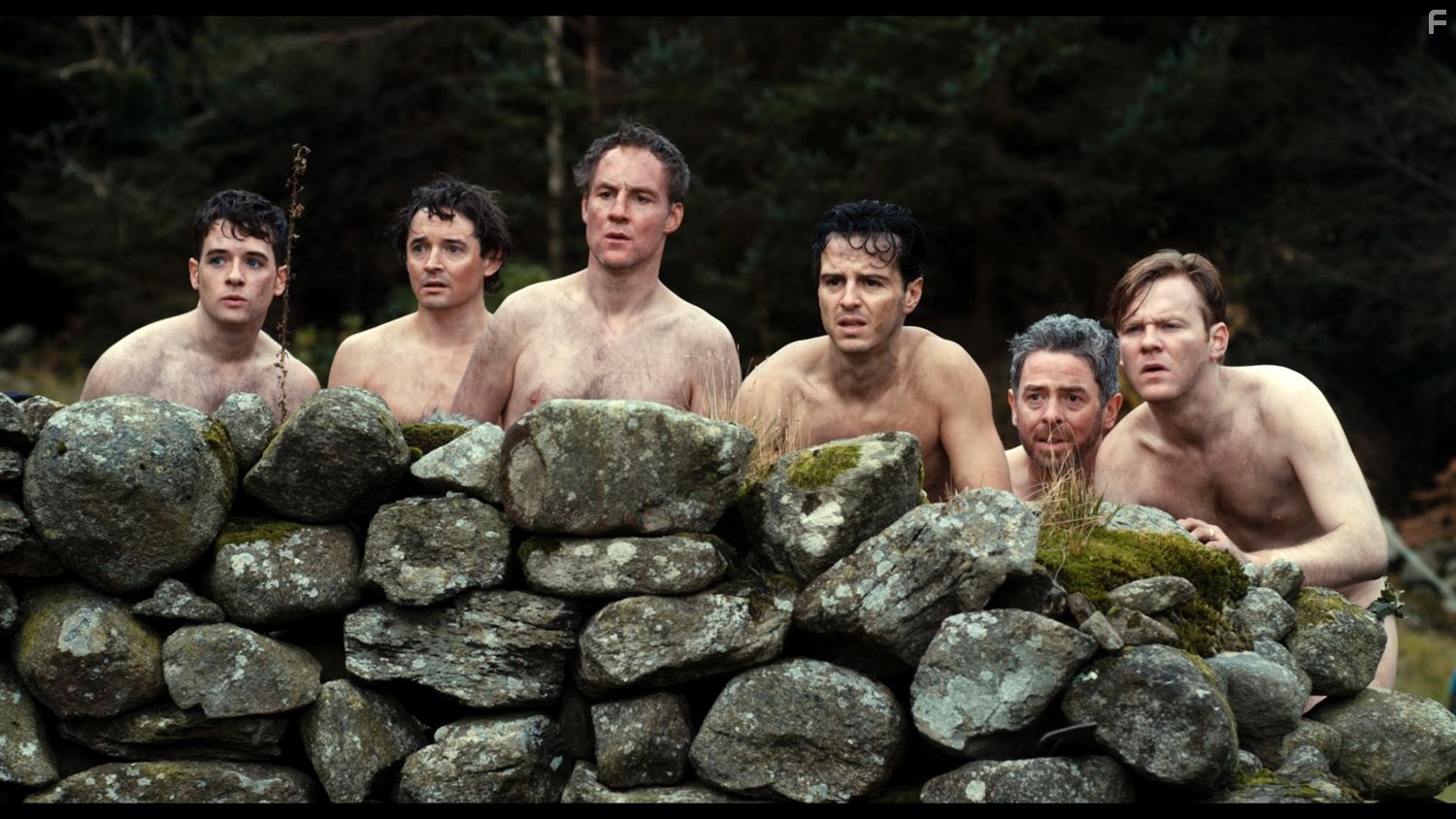 Andrew Bennett, Michael Legge, Peter McDonald, Hugh O'Conor, Andrew Scott, and Brian Gleeson in Мальчишник по-ирландски (2013)
