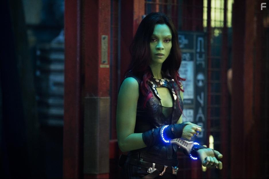 Zoe Saldana in Стражи Галактики (2014)