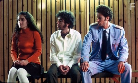 Rinat Matatov, Saleh Bakri, and Shlomi Avraham in Yизит oркестра (2007)