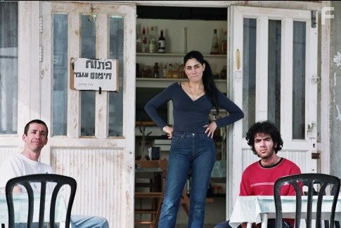 Ronit Elkabetz, Rubi Moskovitz, and Shlomi Avraham in Yизит oркестра (2007)