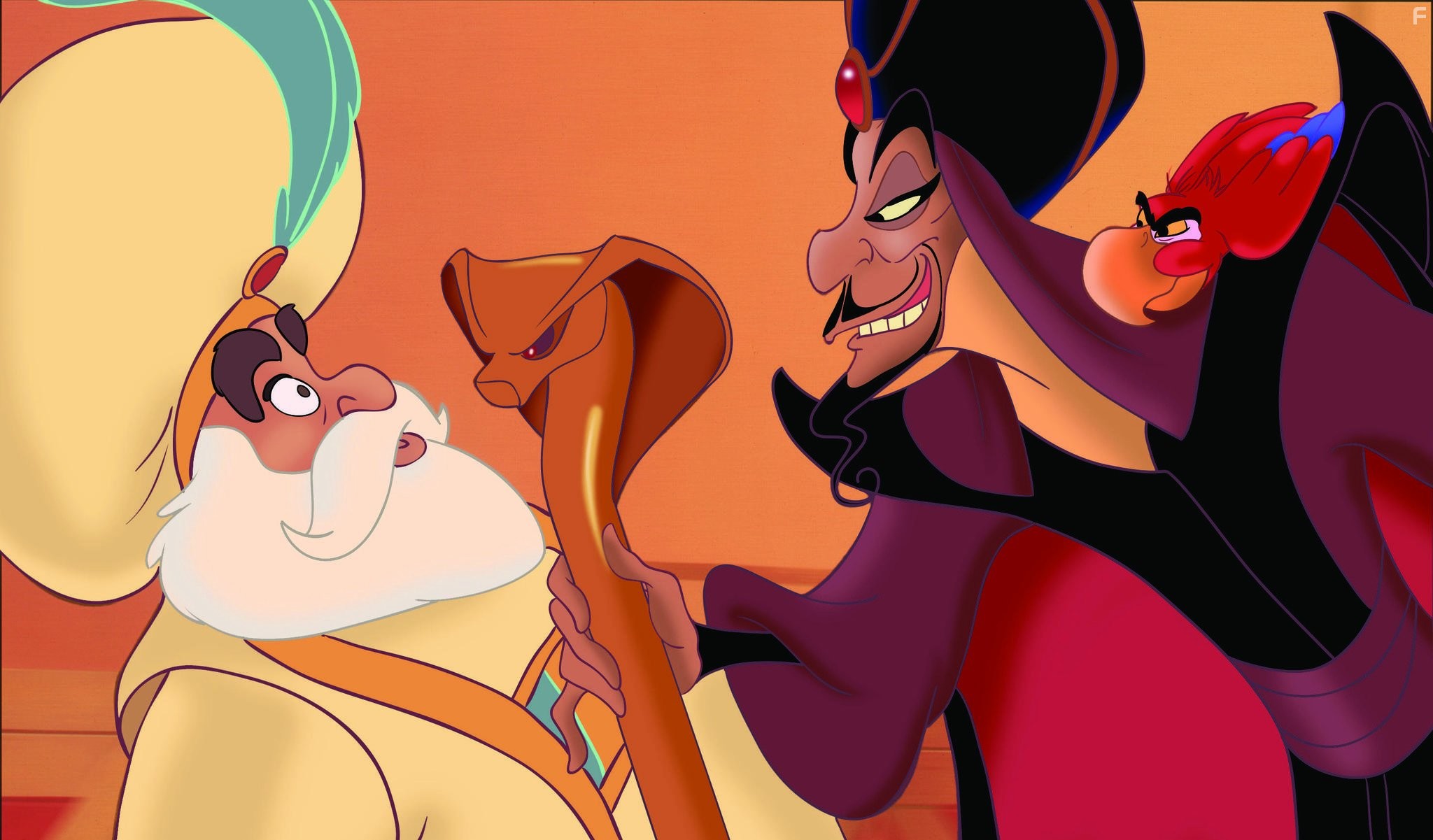 Jonathan Freeman, Gilbert Gottfried, and Douglas Seale in Аладдин (1992)