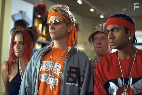 (l-r) Kelli Lefkovitz, Jamie Kennedy, Nick Swardson, Kal Penn