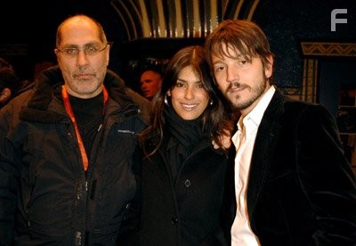 Guillermo Arriaga, Diego Luna, and Liz Gallardo at El b?falo de la noche (2007)