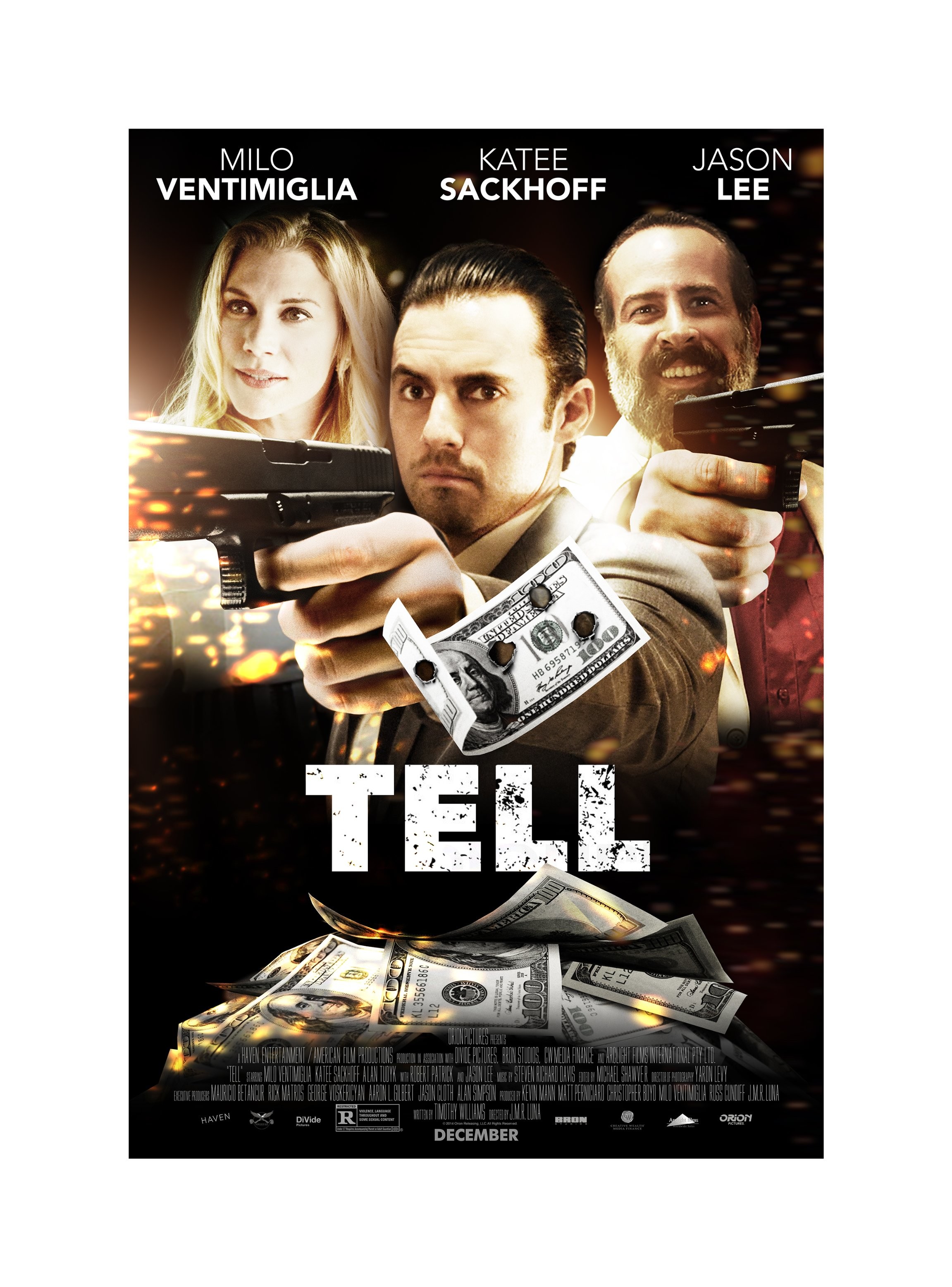 Jason Lee, Katee Sackhoff, and Milo Ventimiglia in Tell (2014)