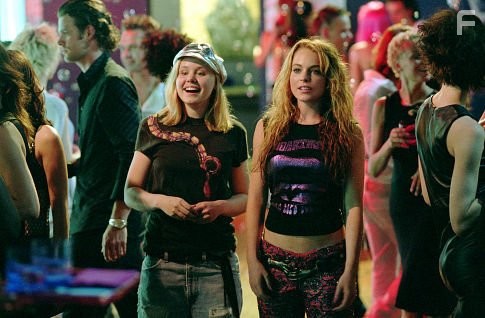 Lindsay Lohan and Alison Pill in Звезда сцены (2004)