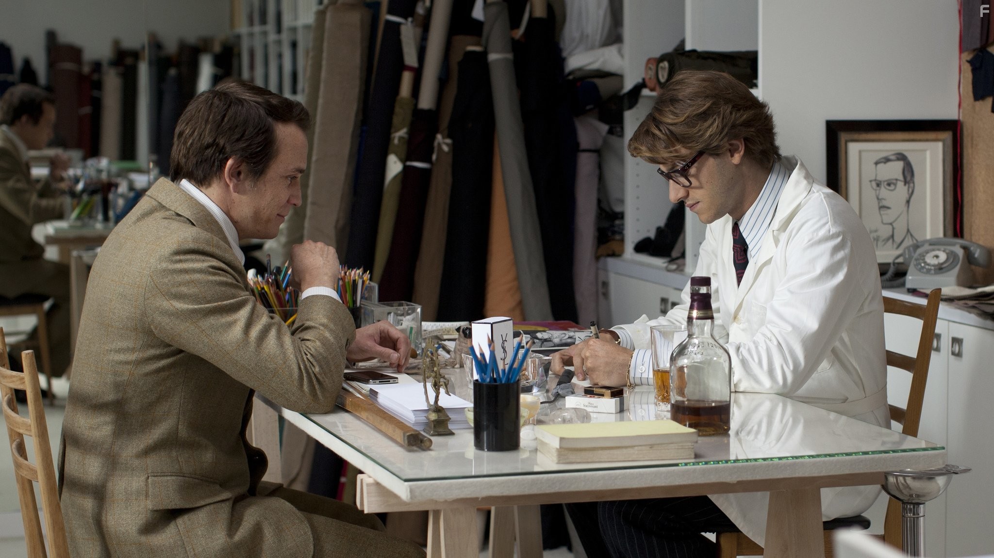 J?r?mie Renier and Gaspard Ulliel in Сен-Лоран. Стиль - это я (2014)