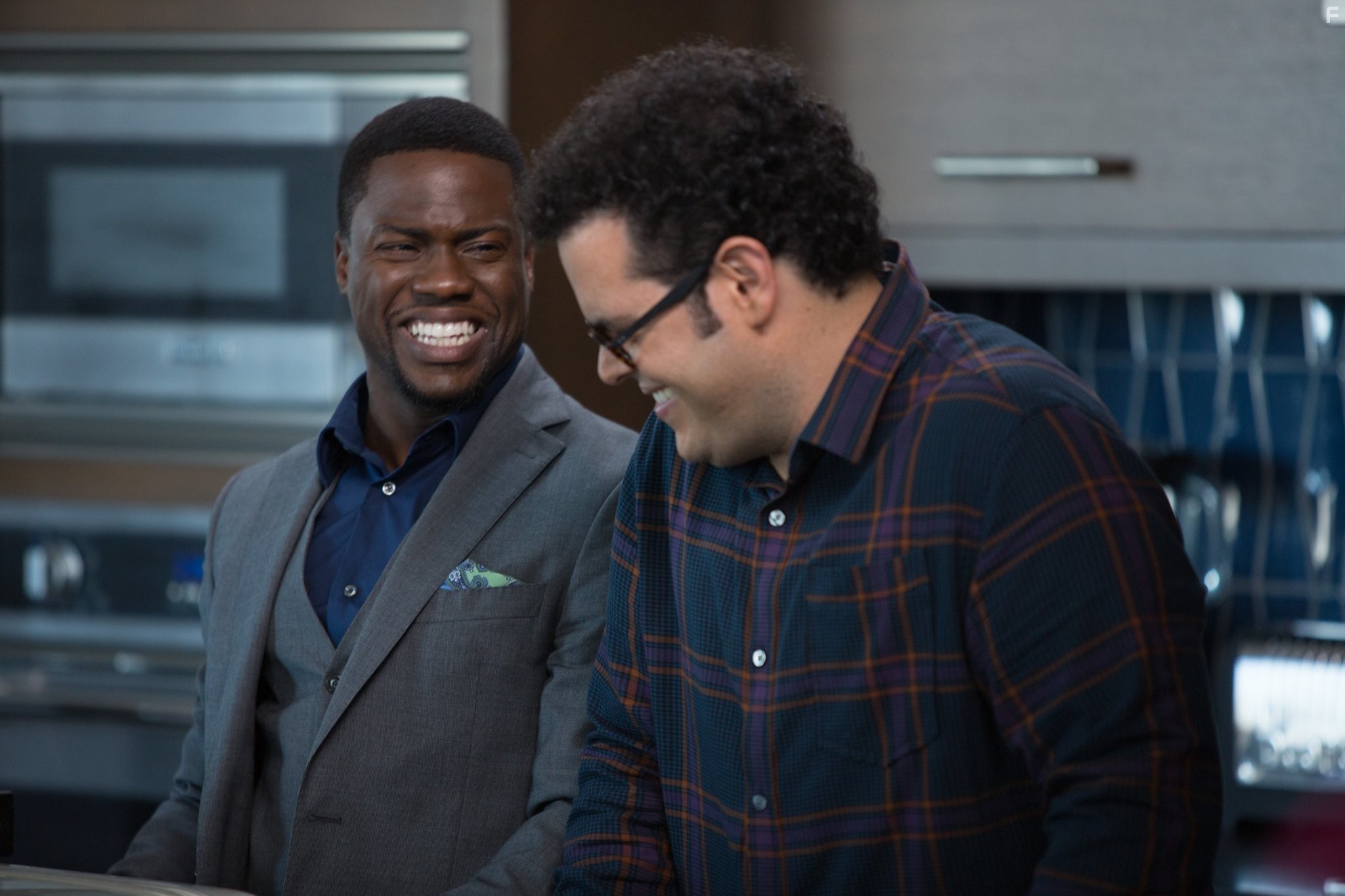 Kevin Hart and Josh Gad in Шафер напрокат (2015)