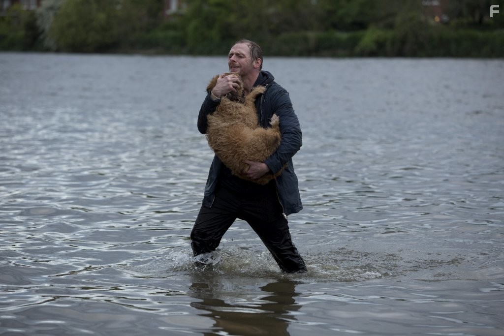 Simon Pegg and Mojo in Всё как ты захочешь (2015)