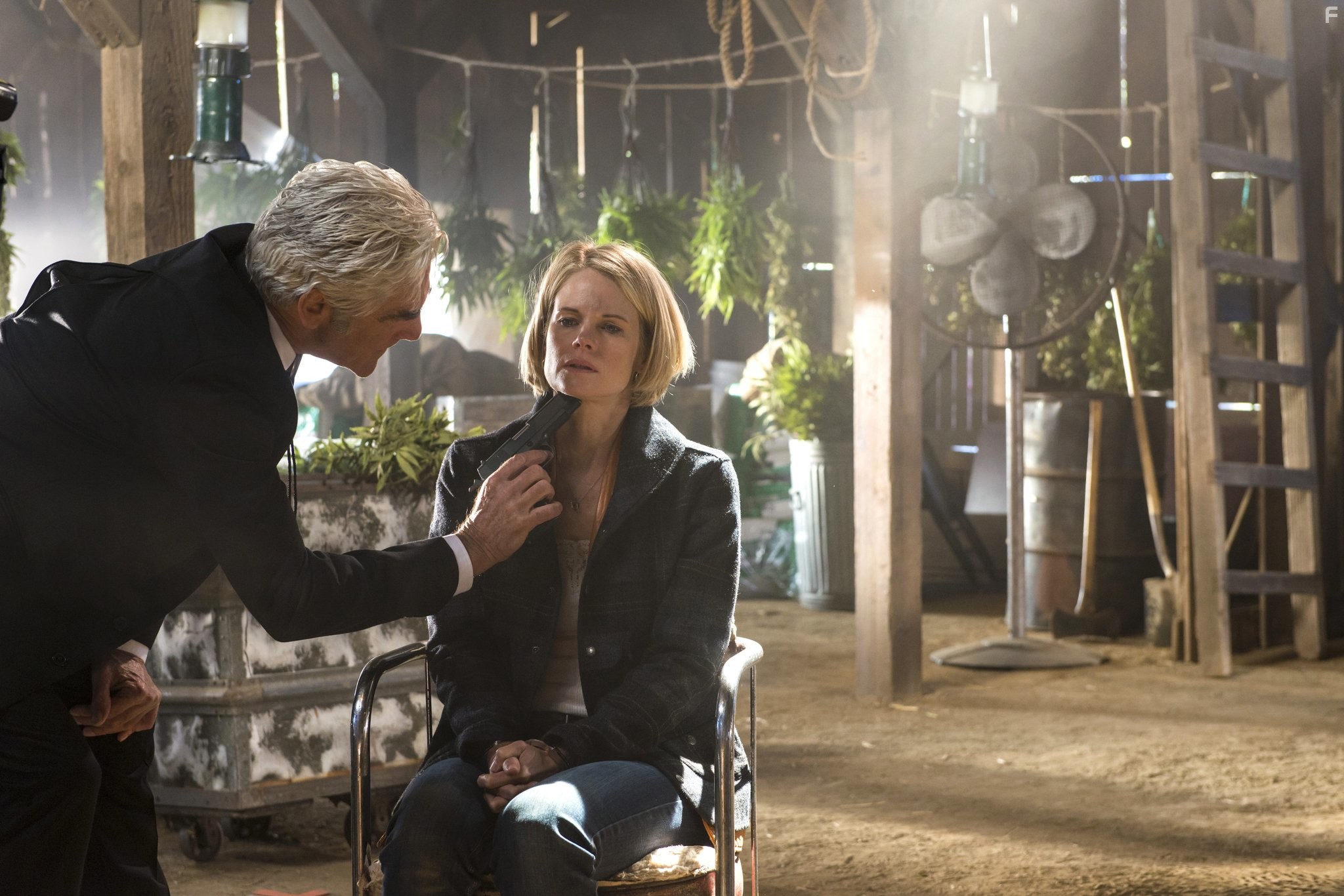 Sam Elliott and Joelle Carter in Правосудие (2010)