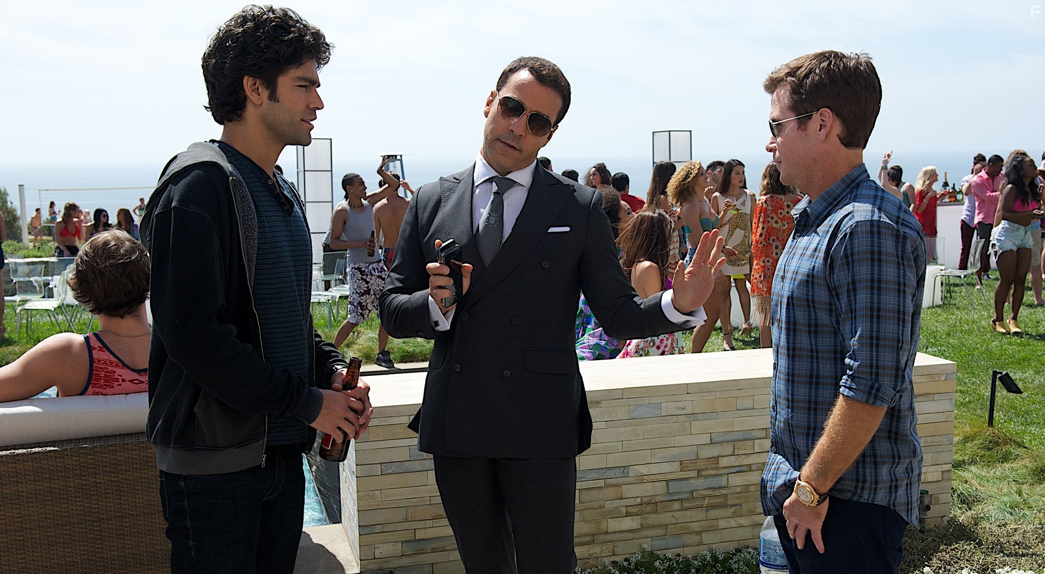 Adrian Grenier, Jeremy Piven, and Kevin Connolly in Антураж (2015)