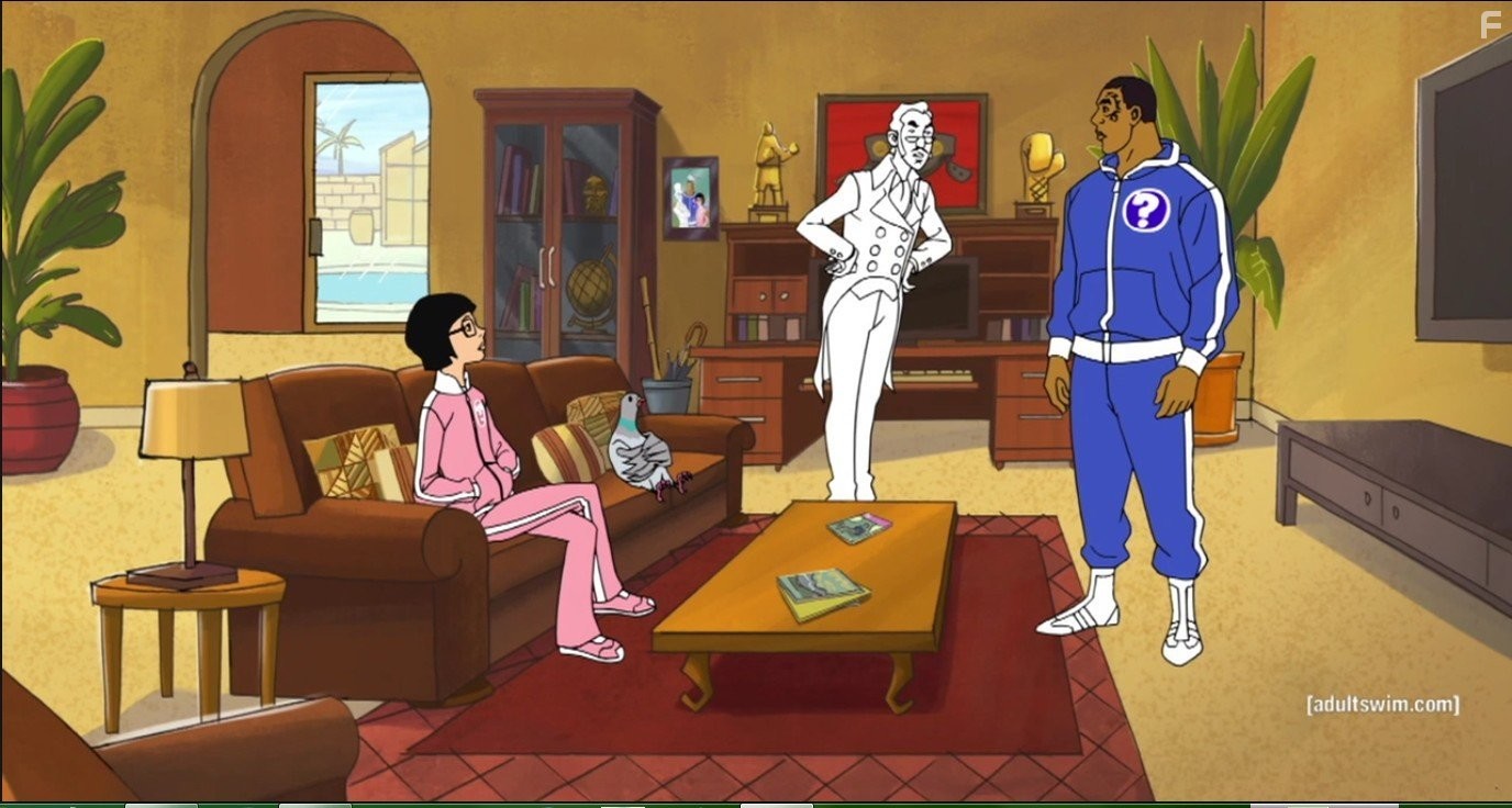 Norm MacDonald, Mike Tyson, and Rachel Ramras in Тайны Майка Тайсона (2014)