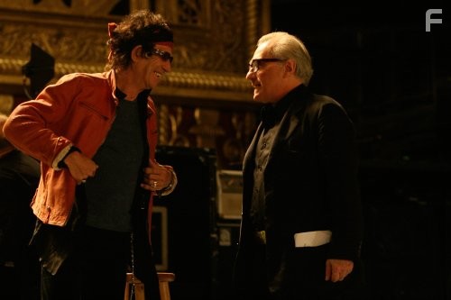 Martin Scorsese and Keith Richards in The Rolling Stones: Да будет свет (2008)