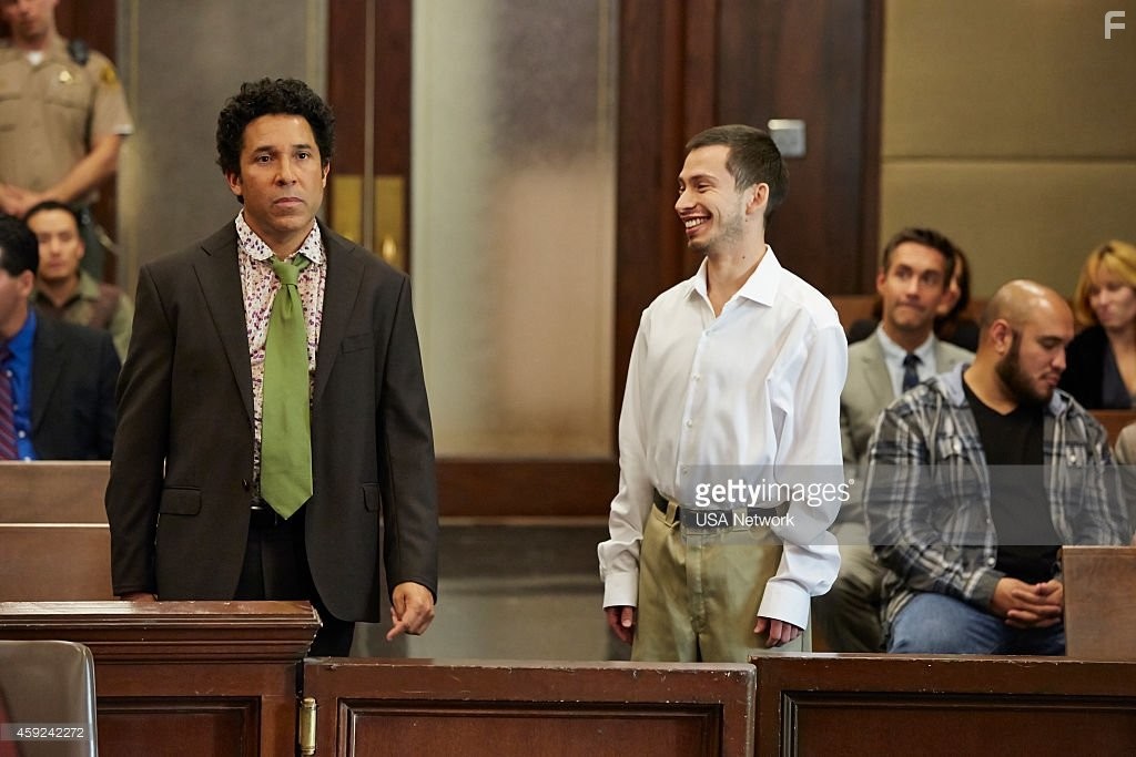 Victor Samuel Lopez and Oscar Nu?ez in Benched (2014)