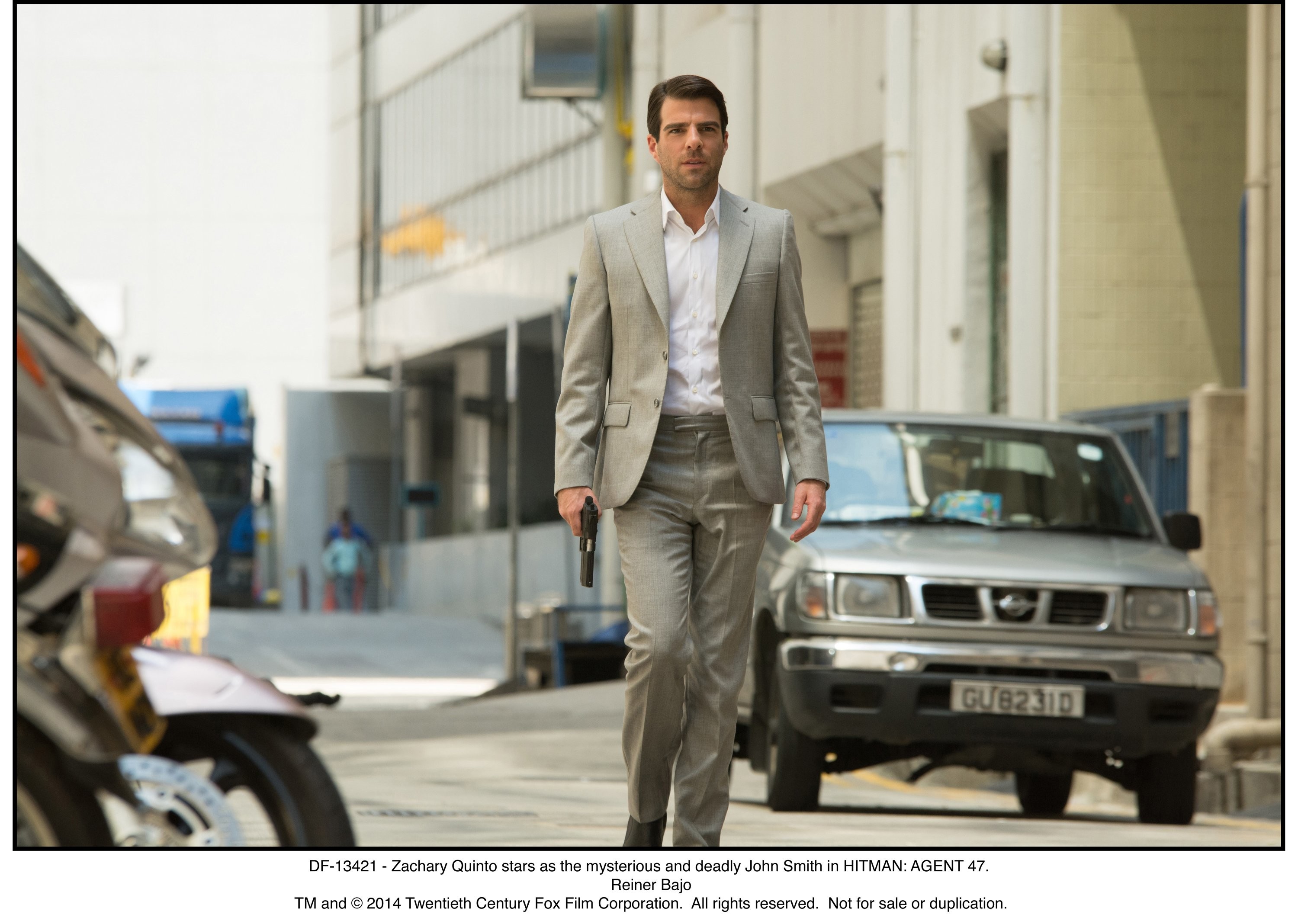 Zachary Quinto in Хитмэн: Агент 47 (2015)