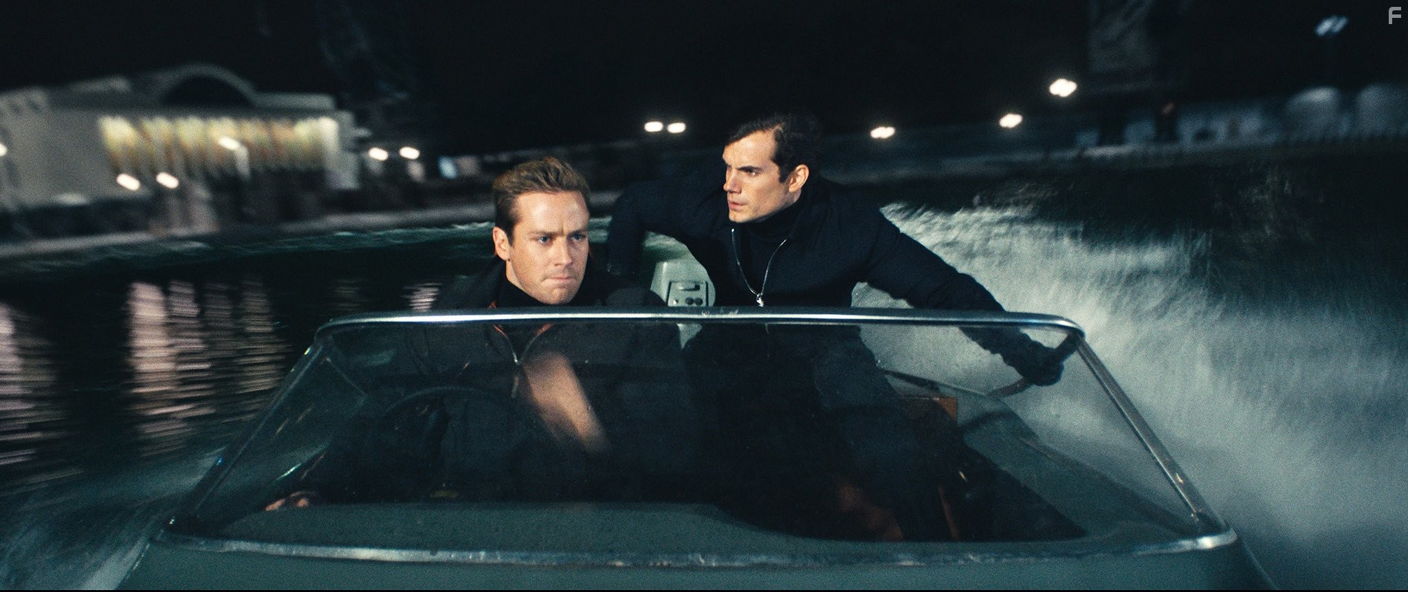 Henry Cavill and Armie Hammer in Агенты А.Н.К.Л. (2015)