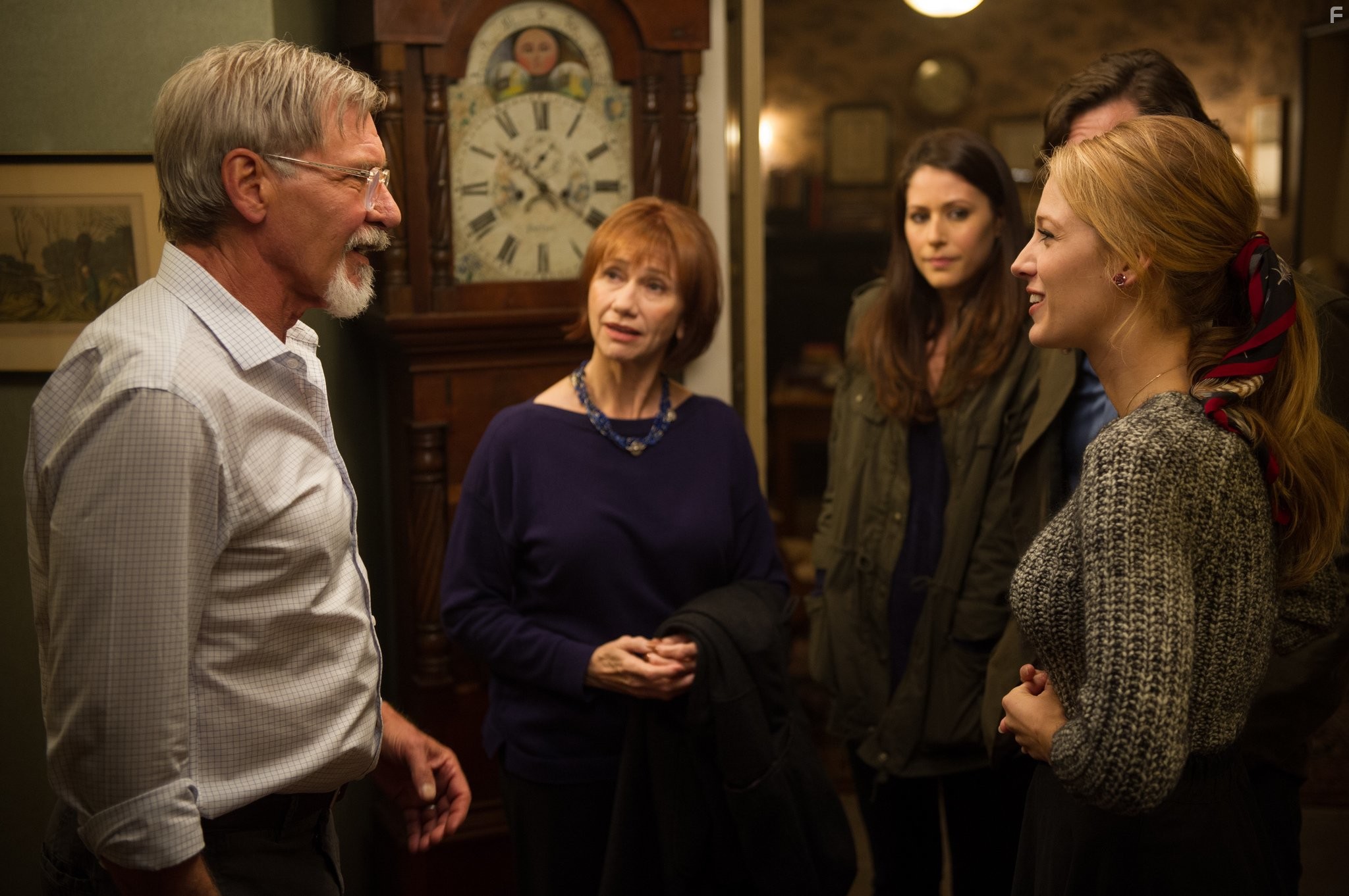 Harrison Ford, Kathy Baker, Michiel Huisman, Blake Lively, and Amanda Crew in Век Адалин (2015)