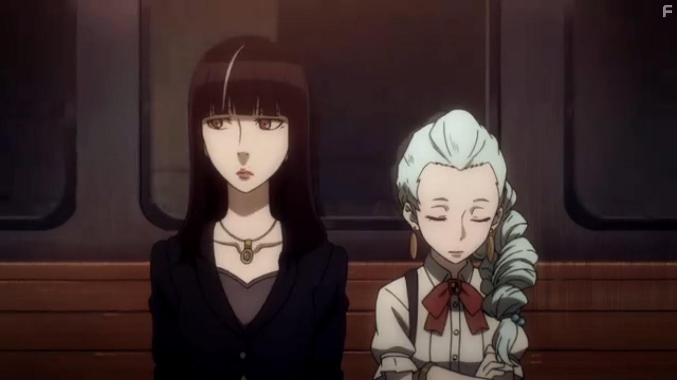 Jamie Marchi, Rumi Okubo, and Asami Seto in Парад смерти (2015)